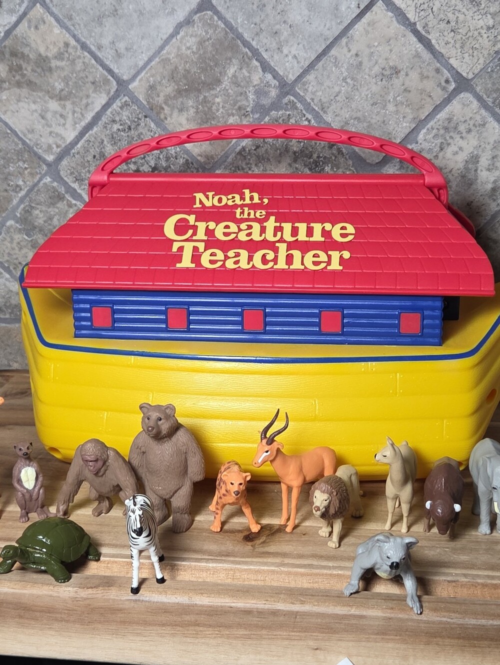 Noah The Creature Teacher Play Ark With Animals For Reinactment